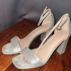 Gold Rhinestone Heels